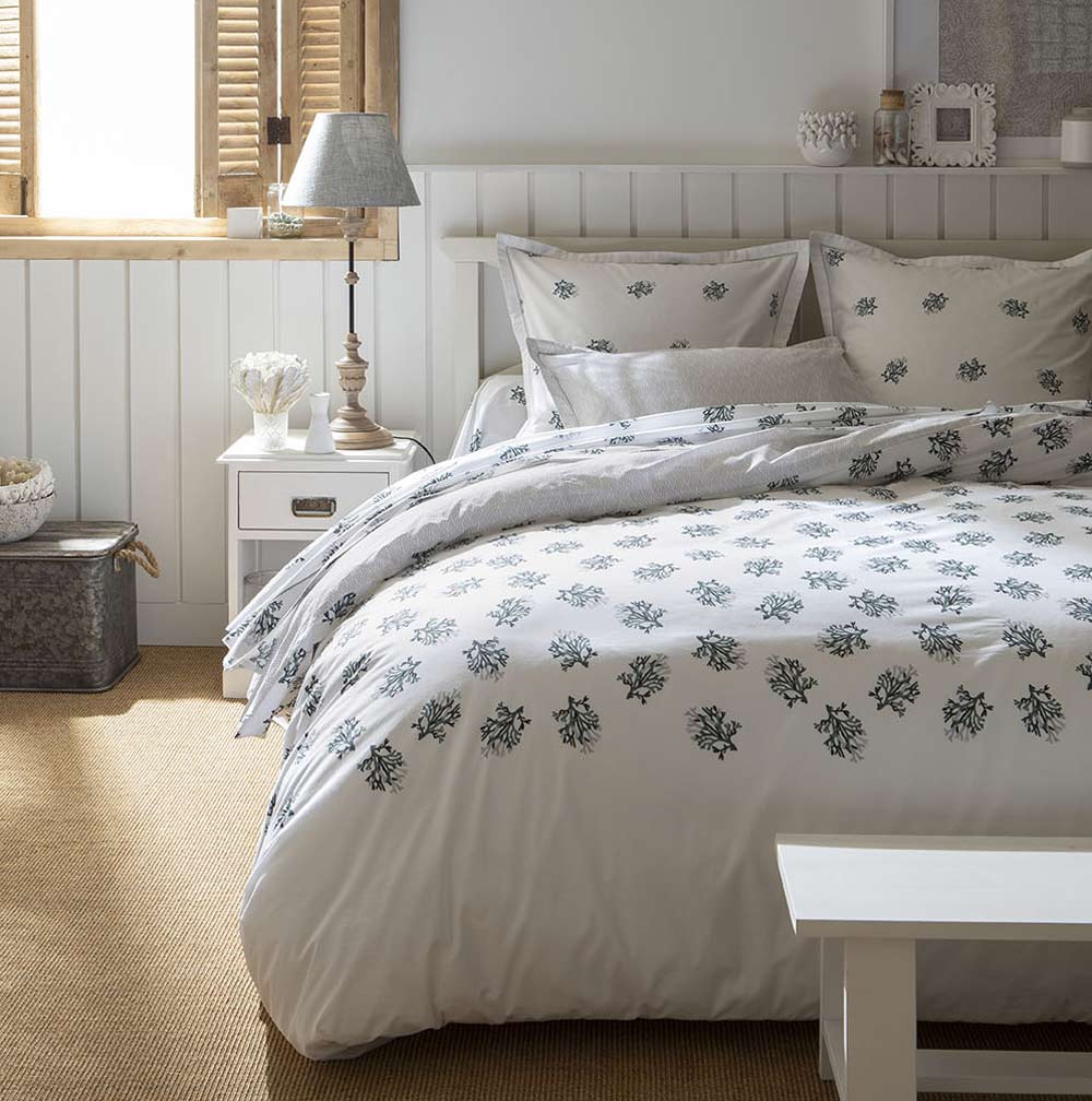 Anne De Solene Housse De Couette Lagon Percale