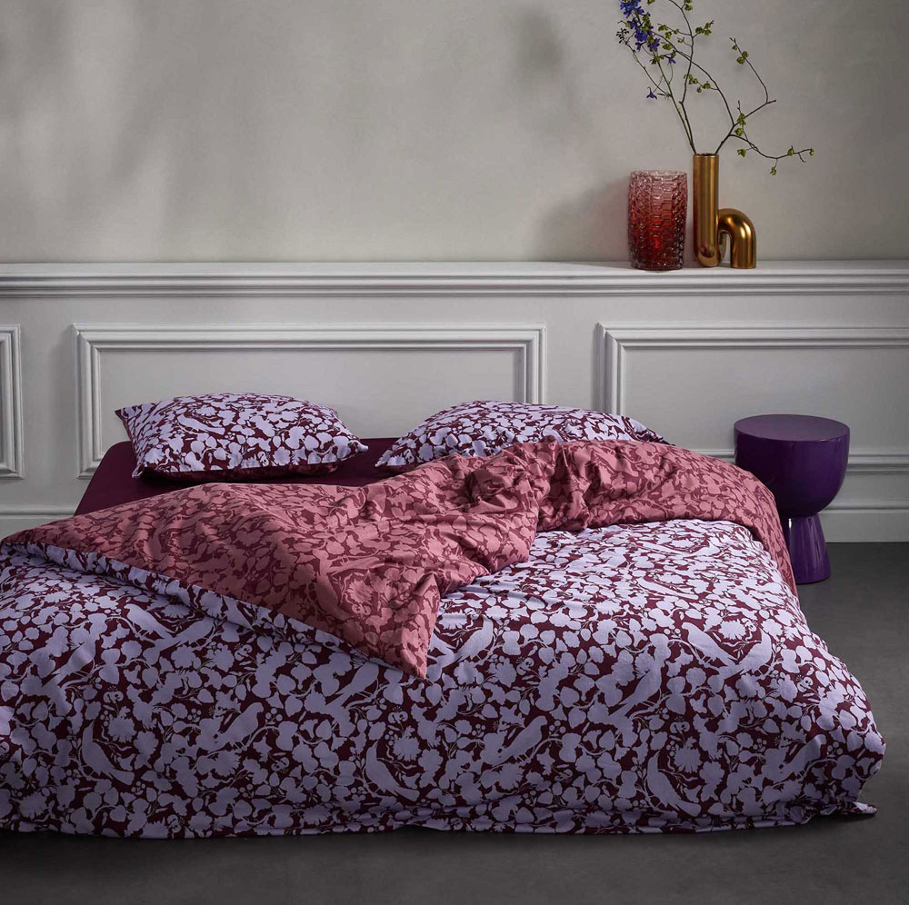 Parure de couette Rosie Purple Heather Essenza