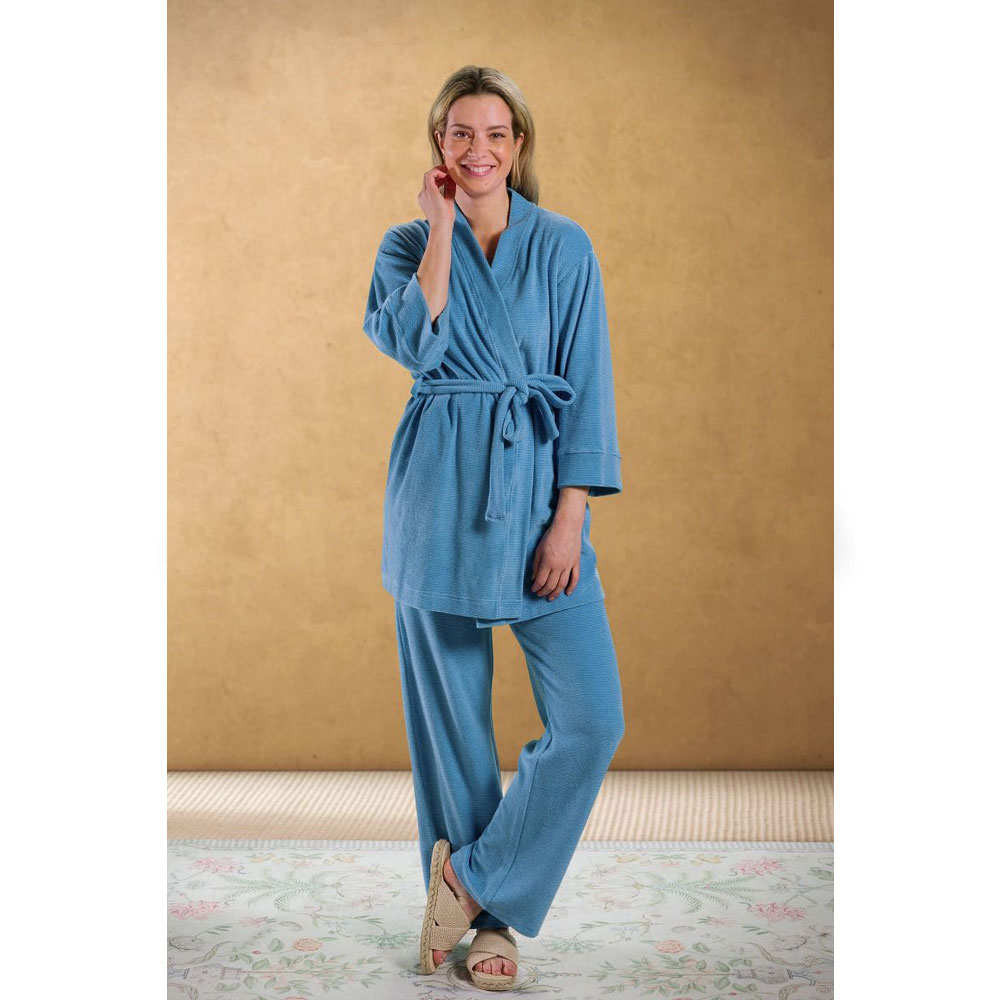 Kimono Little Sumo Stripe Bleu Pip Studio