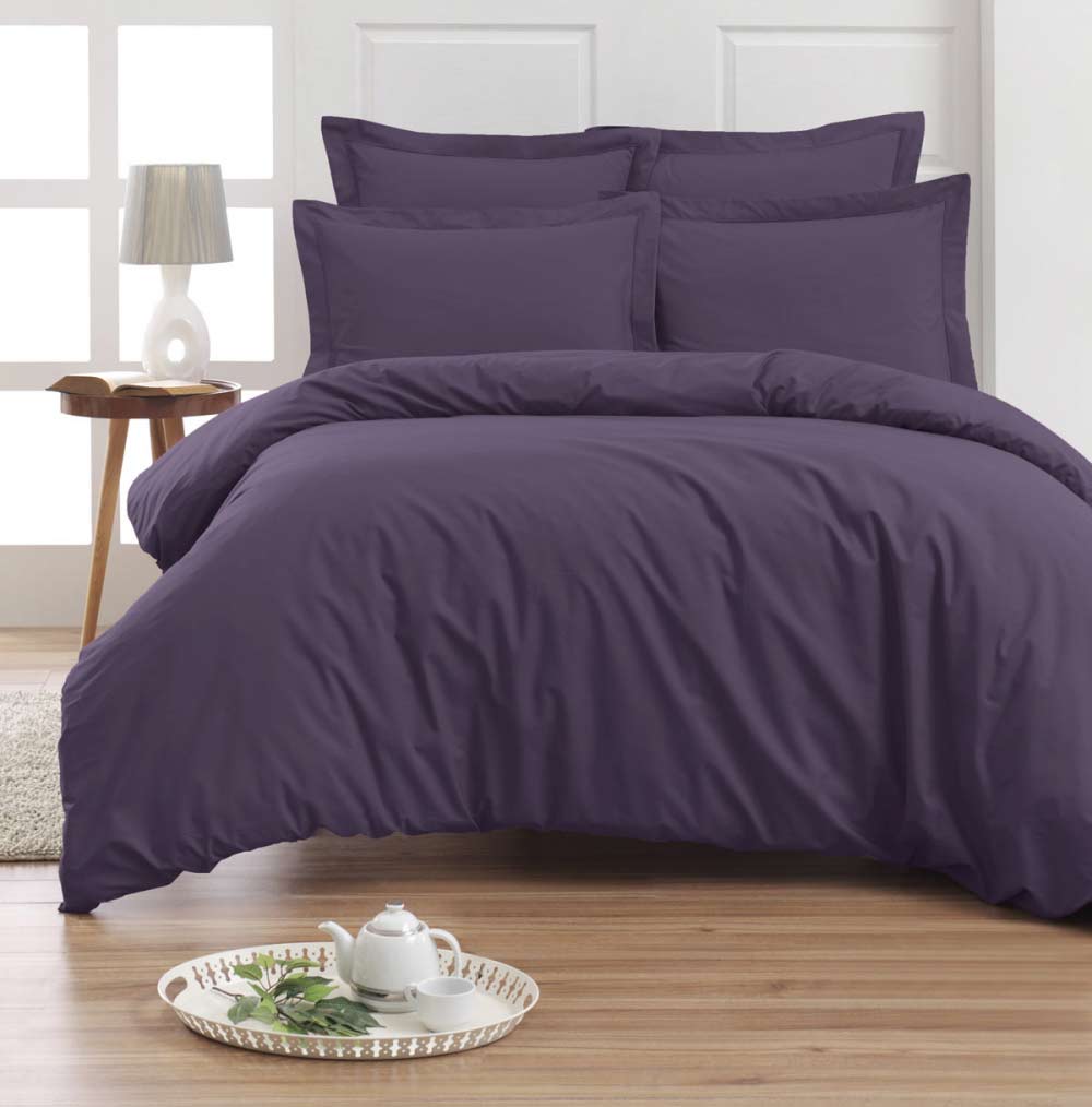 Housse de couette Percale Pourpre Sensei