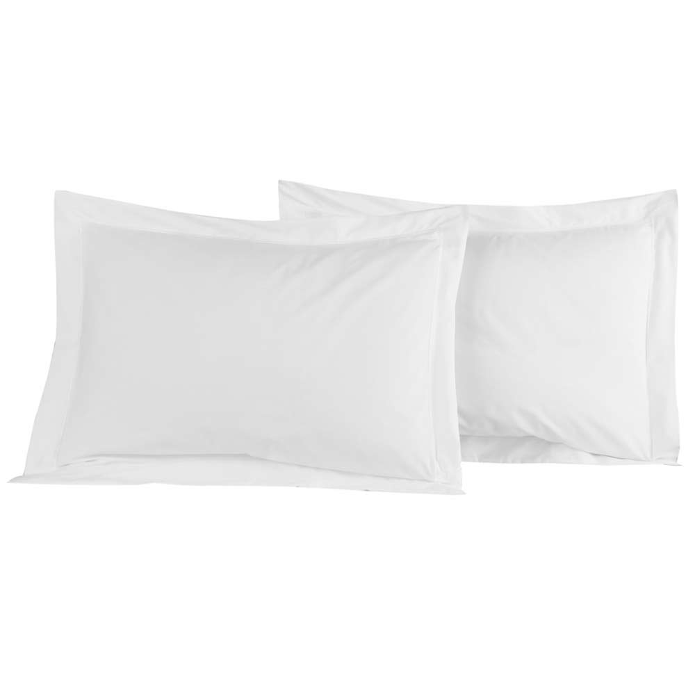 Taies Percale Blanc Sensei