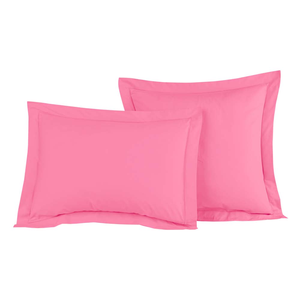 Taies Percale Rose Indien Sensei