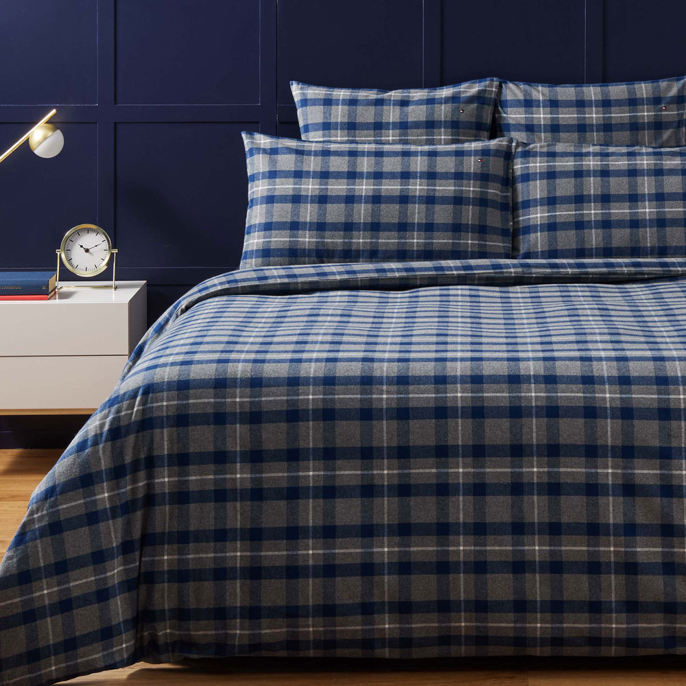 Housse de couette Flanel Check Storm Tommy Hilfi­ger