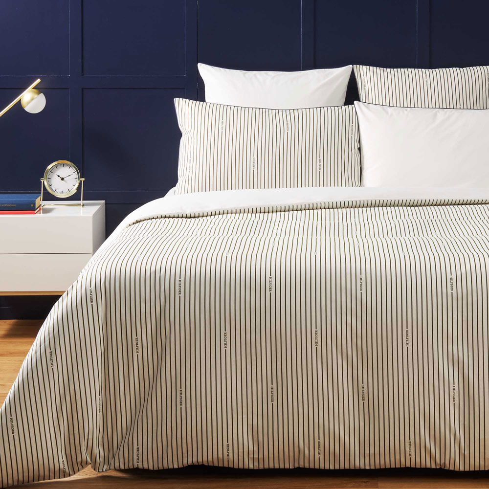 Housse de couette Two-Tones Stripes Sequoia Tommy Hilfi­ger