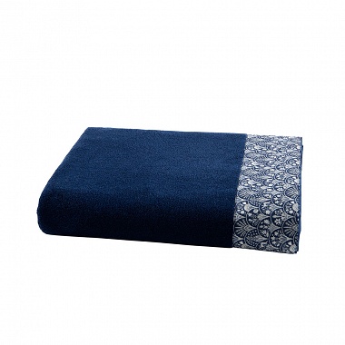 Drap de bain Galante Navy Anne de Solène