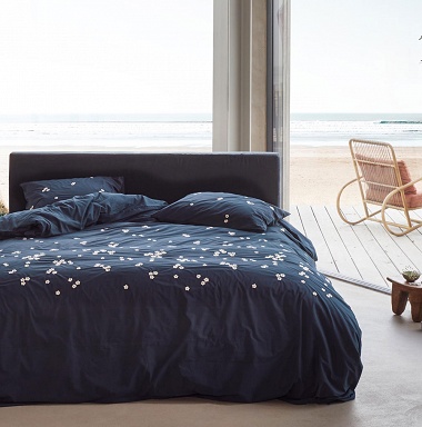 Housse de couette Leai Night­blue Essenza