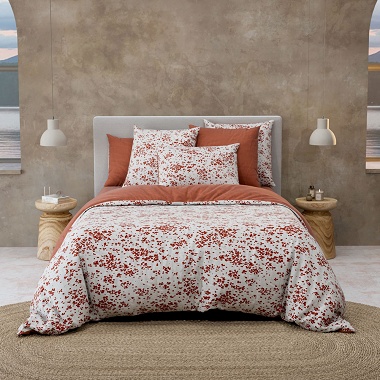 Parure de couette Lodge Terra­cotta Inspi­ra­tion