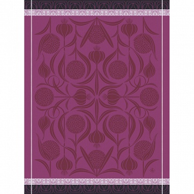 4 Torchons Ail Rose Le Jacquard Français