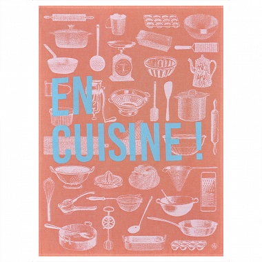 4 Torchons En Cuisine Poppy Le Jacquard Français