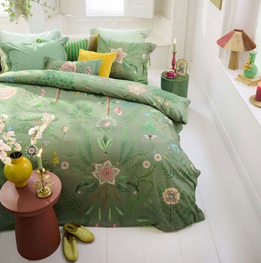 Parure de couette Bambo­leo Green Pip Studio