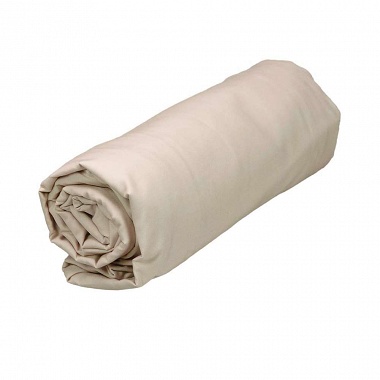 Drap housse Percale Ficelle Sensei