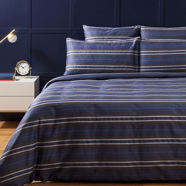 Housse de couette Prep Cozi­ness Navy Tommy Hilfi­ger