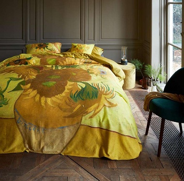 Parure de couette Sunflo­wer Yellow Van Gogh