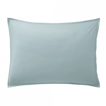 Taies d’oreiller Percale lavée Bleu Lagon 50×70 cm Baton rouge