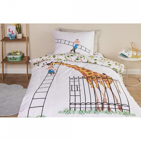 Parure de couette Girafe Multi 140×200 cm + 1 60×70 cm Beddin­ghouse Fiep