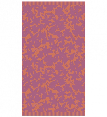 Drap de plage Imara Violet 100×180 cm Essenza