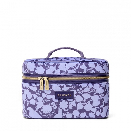 Trousse de toilette Rosie Tracy Purple Leather 25×25×17 cm Essenza