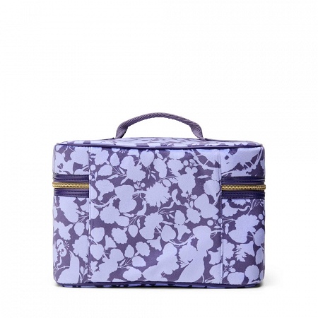 Trousse de toilette Rosie Tracy Purple Leather 25×25×17 cm Essenza