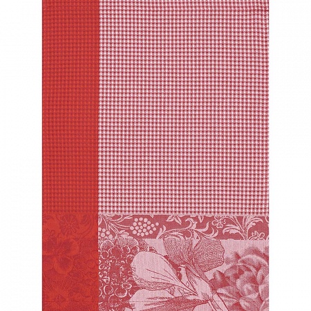 4 Essuie mains Fleurs à croquer Fleur 54×38 cm Le Jacquard Français