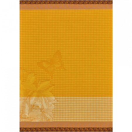 4 Essuie mains jardins des papillons Lantana 54×38 cm Le Jacquard Français