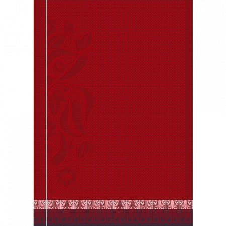 4 Essuie mains Piments Rouge 60×80 cm Le Jacquard Français