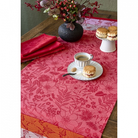 4 serviettes de table Cottage Fleury 58×58 cm Le Jacquard Français