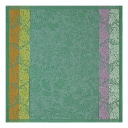 4 serviettes de table Cottage Jardin 58×58 cm Le Jacquard Français