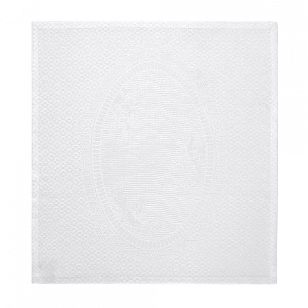 4 serviettes de table Evasion Céleste Blanc Pur 58×58 cm Le Jacquard Français