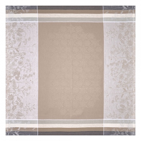 4 serviettes de table Instant Buco­lique Chaton 58×58 cm Le Jacquard Français