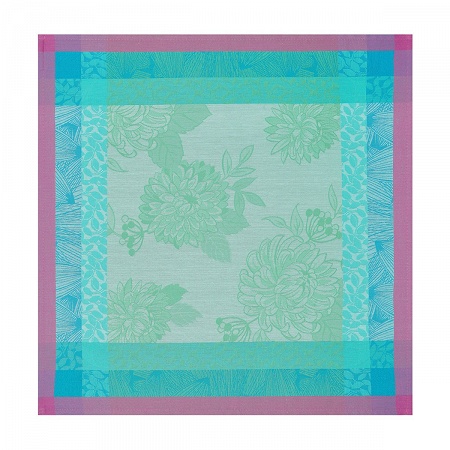 4 serviettes de table parfums de baga­telle horten­sia 58×58 cm Le Jacquard Français