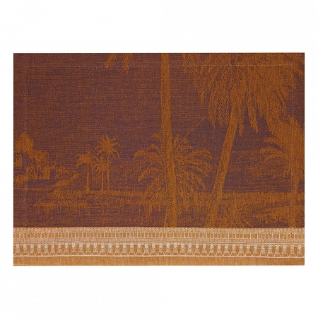 4 sets de table Croi­sière sur le Nil Désert 50×36 cm Le Jacquard Français