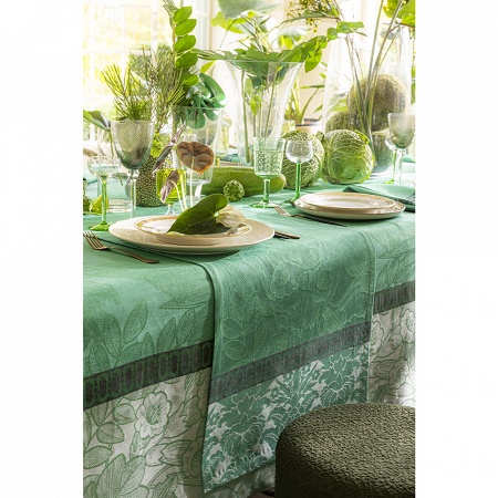 4 sets de table Esca­pade Tropi­cale Camé­léon 50×36 cm Le Jacquard Français