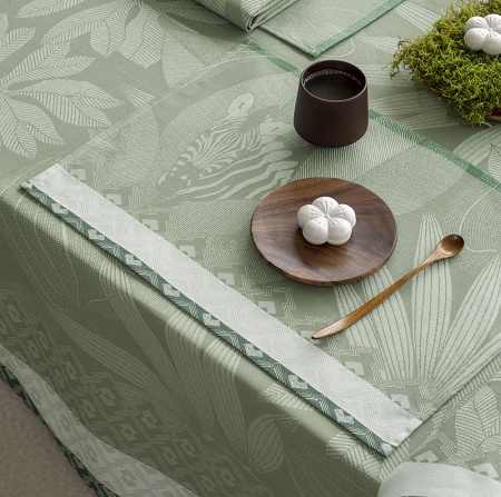 4 sets de table Nature Sauvage Croco­dile 50×36 cm Le Jacquard Français