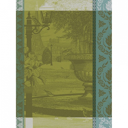 4 Torchons Jardin Pari­sien Massif 60×80 cm Le Jacquard Français