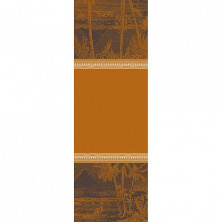Chemin de table Croi­sière sur le Nil Désert 50×150 cm Le Jacquard Français