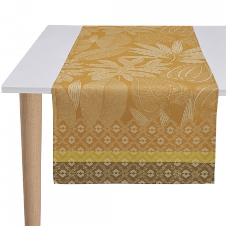 Chemin de table Nature Sauvage Panthère 50×150 cm Le Jacquard Français