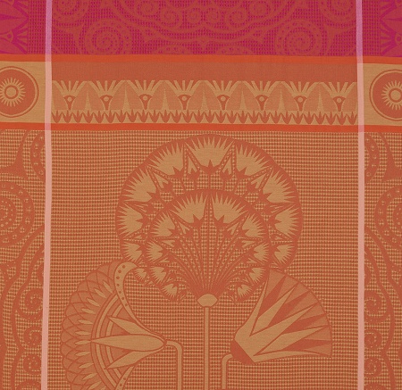 Drap de plage Holi Orchi­dée 100×200 cm Le Jacquard Français