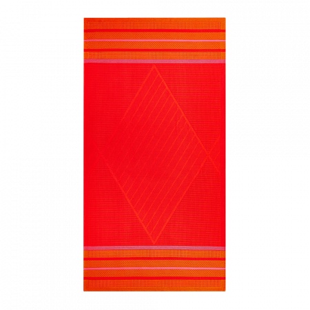 Drap de plage Sand Club Voile Corail 100×200 cm Le Jacquard Français