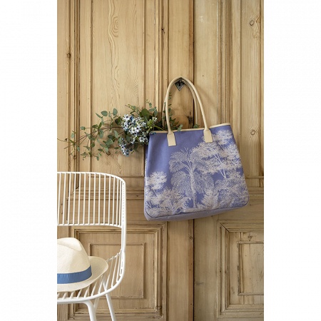 Sac Shop­ping Paysage Bleu Taille unique Le Jacquard Français