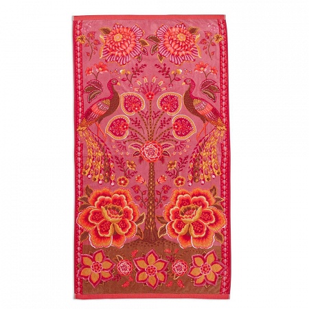 Drap de plage Jungle Garden Pink 100×180 cm Pip Studio