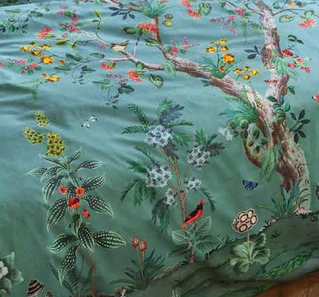 Pip Studio Housse De Couette Taies Percale Wild Tree Blue