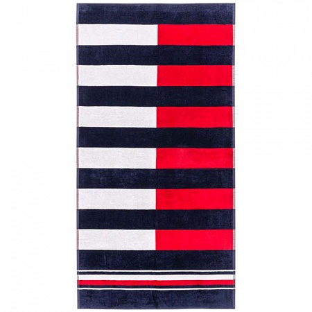 Drap de plage Coas­tal Navy 90×180 cm Tommy Hilfi­ger