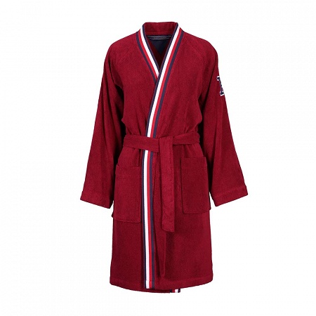 Peignoir Kimono Teddy Wine M Tommy Hilfi­ger