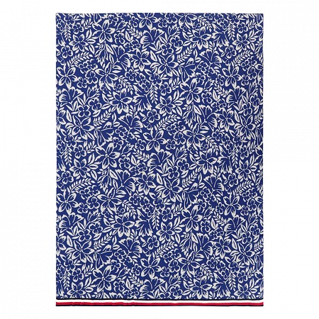 Plaid Blos­som Check Blue 130×170 cm Tommy Hilfi­ger