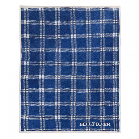 Plaid Hilfi­ger Check Blue 130×170 cm Tommy Hilfi­ger