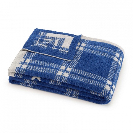 Plaid Hilfi­ger Check Blue 130×170 cm Tommy Hilfi­ger