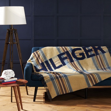 Plaid Tartan Almond 130×170 cm Tommy Hilfi­ger